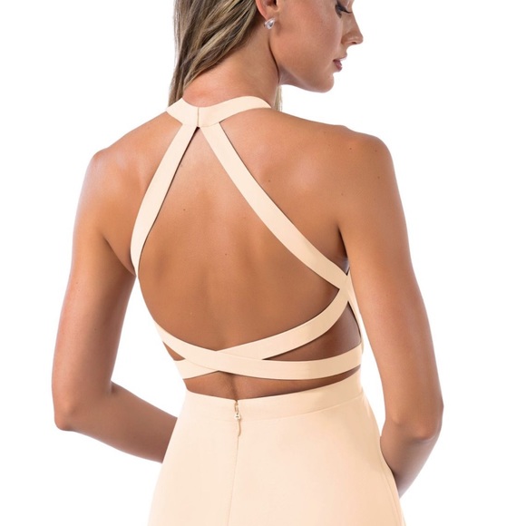 Azazie clarice in pearl pink - Picture 3 of 5